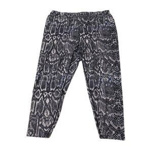 3X Love Life Live Nice Reptiles Printed leggings